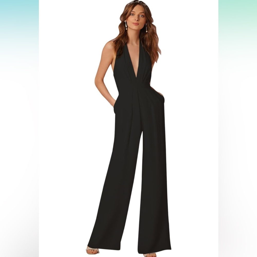 NWT Black Formal Jumpsuit - Small